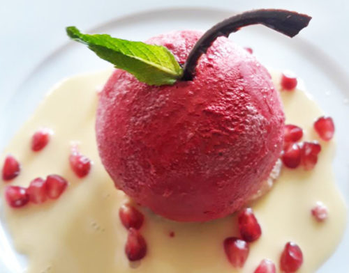 Entremet à la pomme revisité